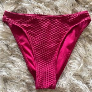 Hot pink swim bottoms